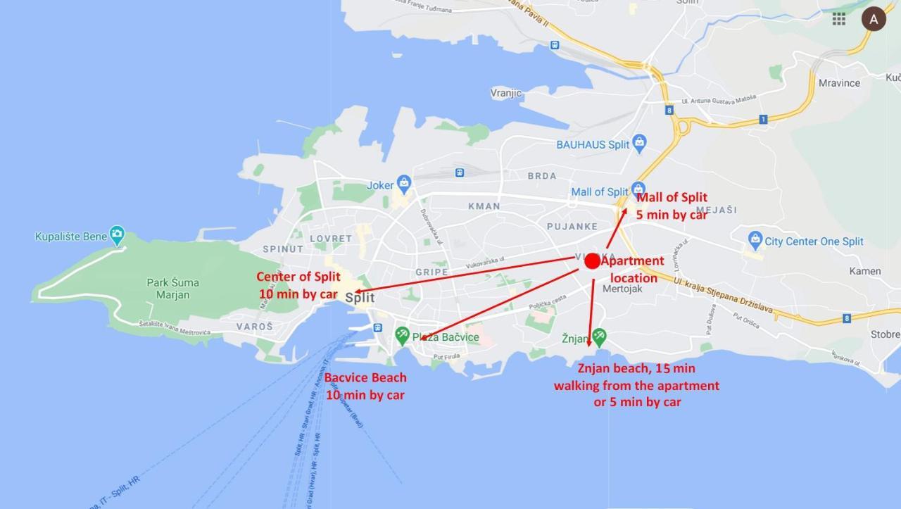 Apartment Alduk Split Eksteriør billede